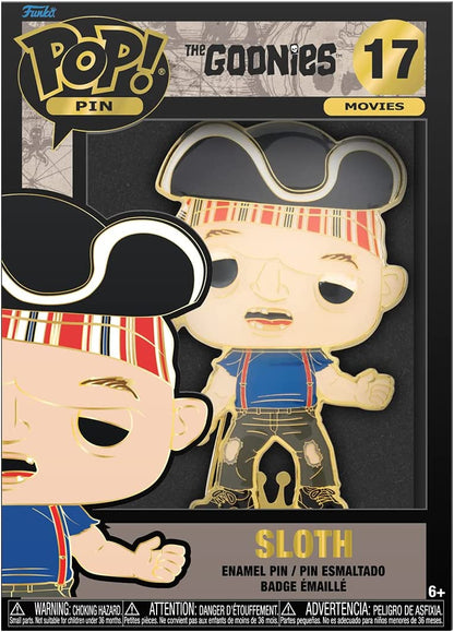 Loungefly Funko POP! Large Enamel Pin GOONIES: SLOTH - Sloth - the Goonies Enamel Pins - Cute Collectable Novelty Brooch - for Backpacks & Bags - Gift Idea - Official Merchandise - Movies Fans