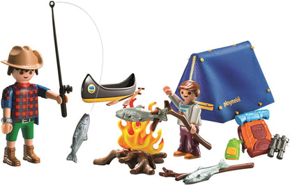 PLAYMOBIL Family Fun Maletín Grande Camping, A Partir de 4 años (9323