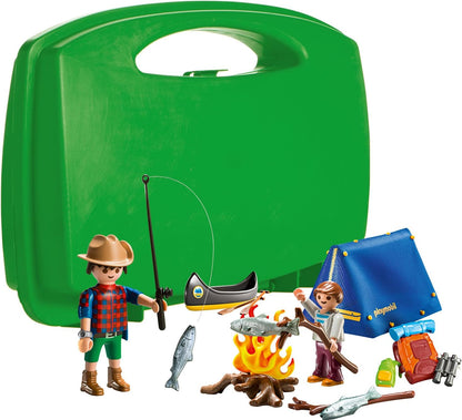 PLAYMOBIL Family Fun Maletín Grande Camping, A Partir de 4 años (9323