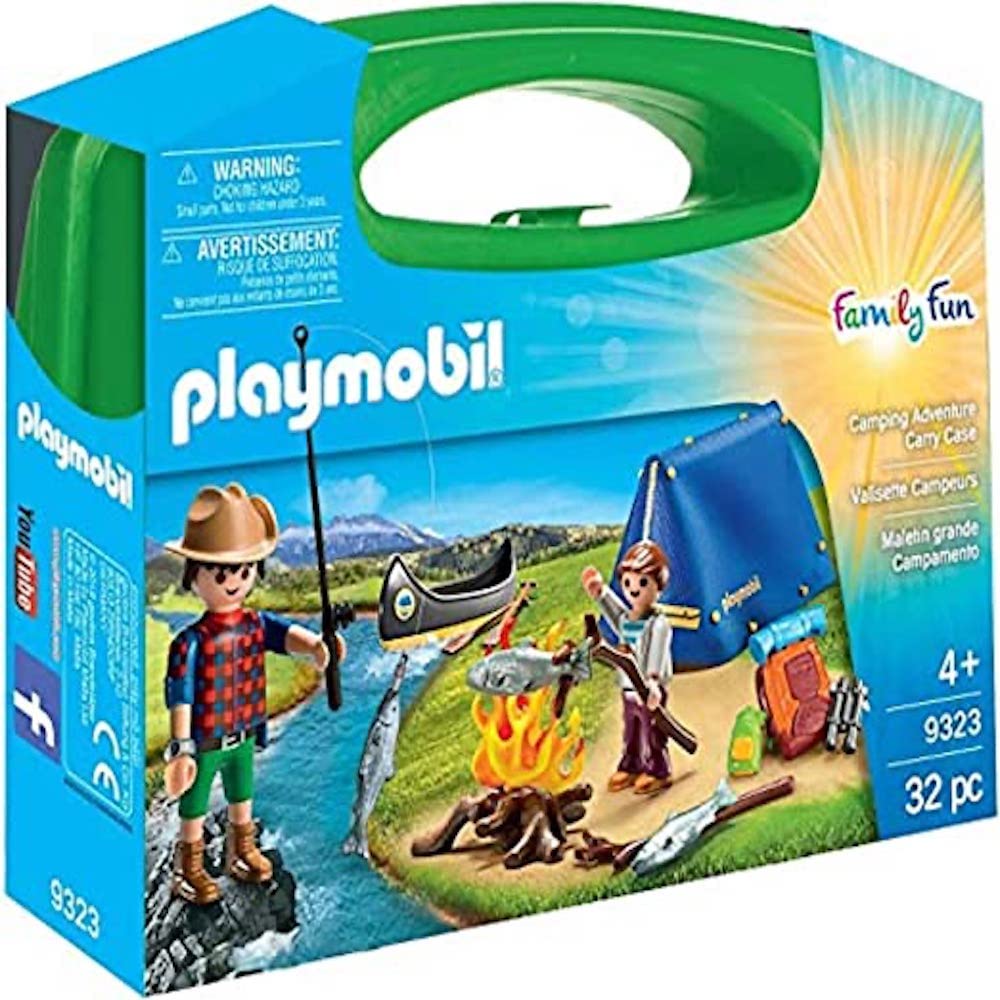 PLAYMOBIL Family Fun Maletín Grande Camping, A Partir de 4 años (9323