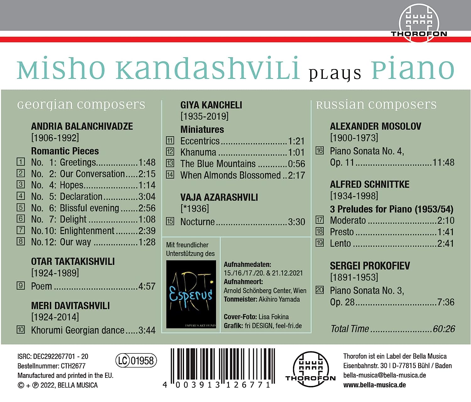 Misho Kandashvili Plays Prokof