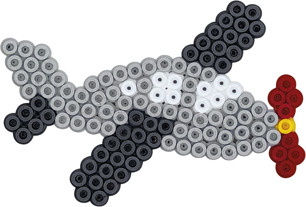 Hama - Maceta verde 4000 cuentas + 3 placas - Perlas para planchar tamaño Midi - Ocio creativo