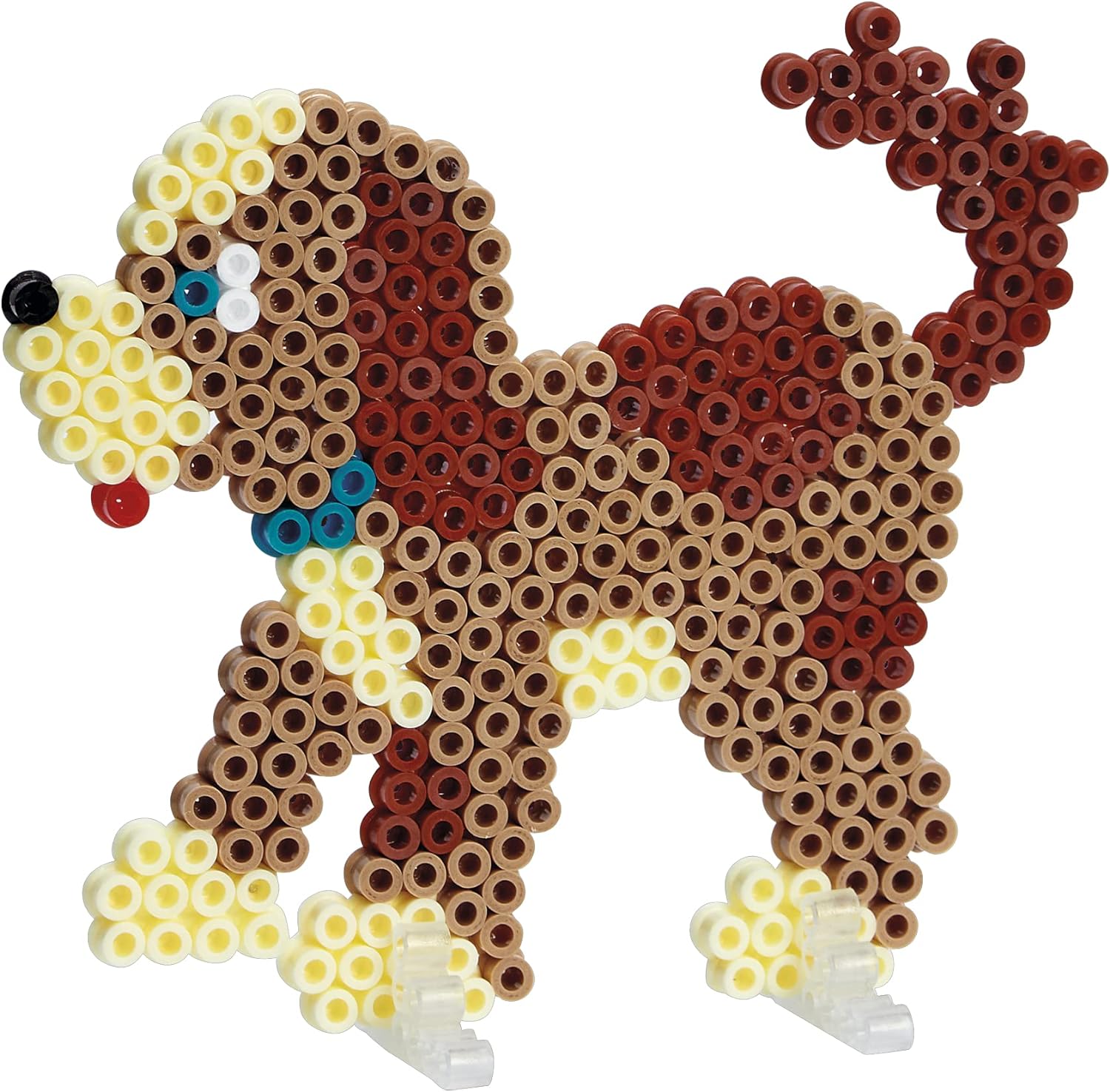 Hama - Boite Chien et Chat - 2000 Perles et 2 plaques - Perles à Repasser Taille Midi - Loisirs créatifs