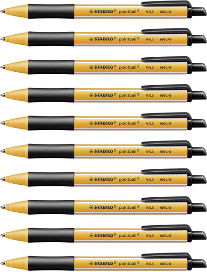 Ballpoint Pen - STABILO pointball - Pack of 10