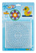 Hama Perlen 8104 Peg Plates Set of 2 for Maxi Ironing Beads with Diameter 10 mm, Motifs Square and Circle in Transparent, Creative Craft Fun for Children and Teenagers