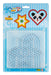 Hama Perlen 8105 Lot de 2 plaques pour Perles à Repasser Maxi d'un diamètre de 10 mm, Motifs cœur et étoile en Transparent, pour s'amuser en bricolant avec Les Enfants et Les Adolescents
