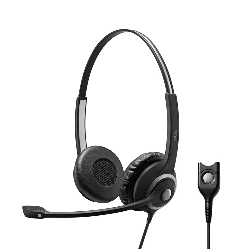 Sennheiser Enterprise Solution EPOS Impact SC 260 - Auricular Cableado Duradero para Comunicación Clara y Confort Todo el Día en Entornos Profesionales