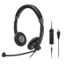 Sennheiser SC 75 USB MS (507086) - Double-Sided Business Headset | For Skype for Business, with Mobile Phone, Tablet, Softphone, and PC | HD Sound & Noise-Cancelling Microphone (Black