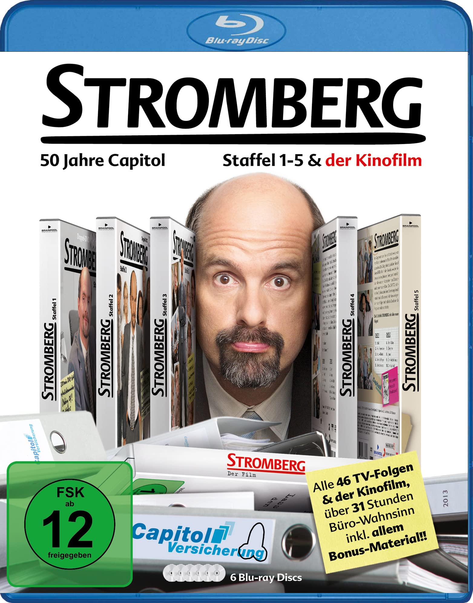 Stromberg-Box - Staffel 1-5 + Film (50 Jahre Capitol) (SDonBlu-ray + Film in HD) (6 Blu-rays
