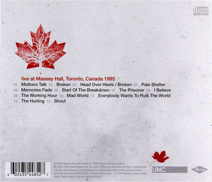 Live at Massey Hall, Toronto, Canada 1985