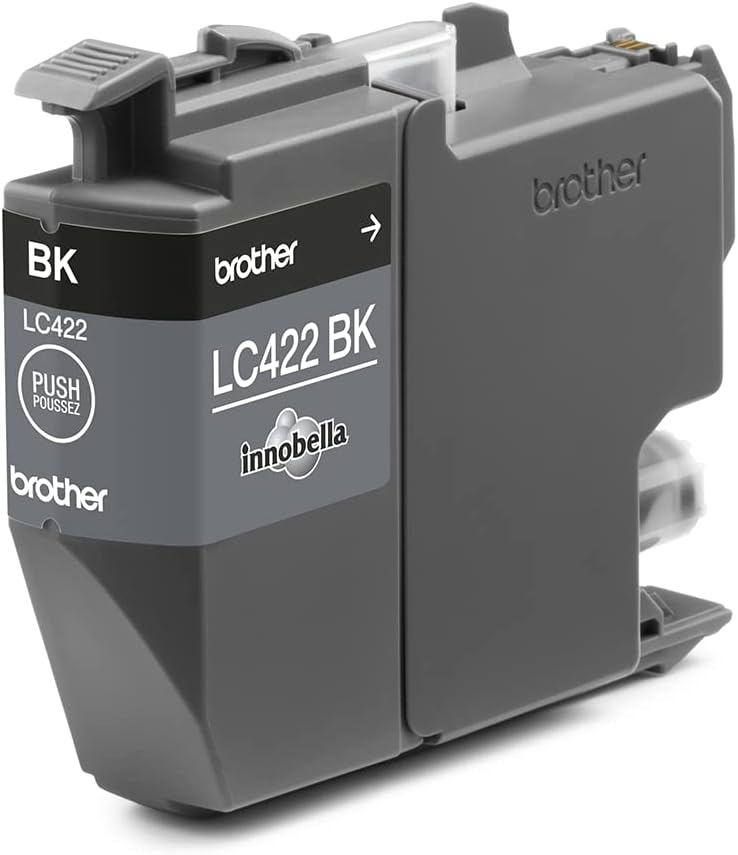 Original Brother LC-422BK Black Ink Cartridge for Approx. 550 Pages for MFC-J5340DW, MFC-J5345DW, MFC-J5740DW, MFC-J6540DW, MFC-J6940DW