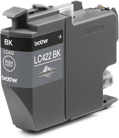 Original Brother LC-422BK Black Ink Cartridge for Approx. 550 Pages for MFC-J5340DW, MFC-J5345DW, MFC-J5740DW, MFC-J6540DW, MFC-J6940DW