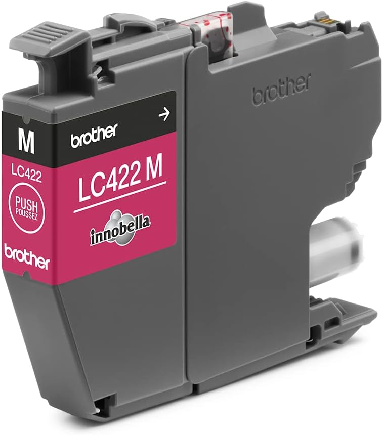 Original Brother LC-422M Magenta Ink Cartridge for Approx. 550 Pages for MFC-J5340DW, MFC-J5345DW, MFC-J5740DW, MFC-J6540DW, MFC-J6940DW