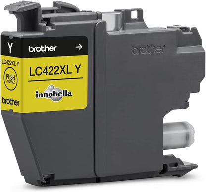 Original Brother LC-422XLY Yellow Ink Cartridge 1,500 Pages for MFC-J5340DW, MFC-J5345DW, MFC-J5740DW, MFC-J6540DW, MFC-J6940DW