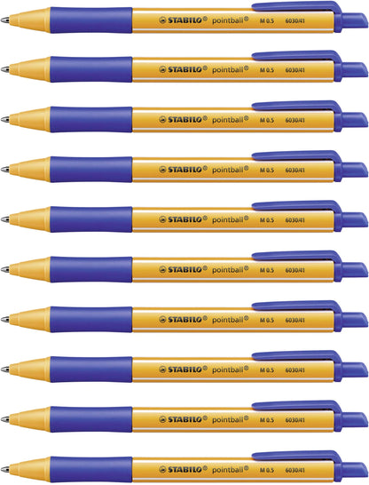 Ballpoint Pen - STABILO pointball - Pack of 10