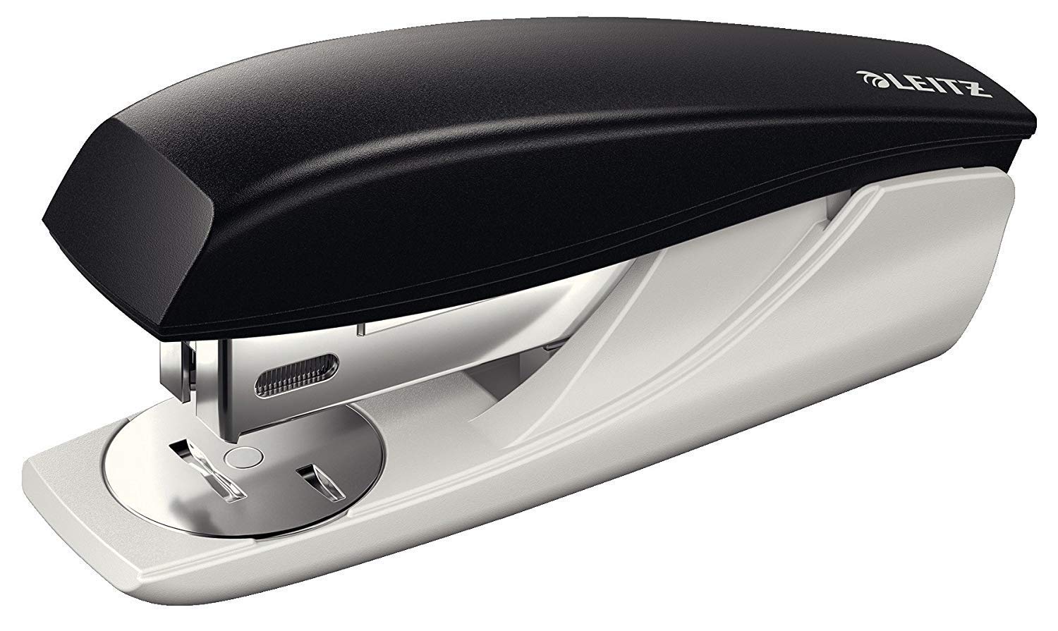 Leitz 55010395 Stapler, 25 sheet capacity, Black, Ergonomic metal body, Includes staples, NeXXt Range, 55010095