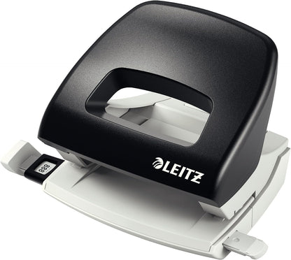 Leitz 55010395 Stapler, 25 sheet capacity, Black, Ergonomic metal body, Includes staples, NeXXt Range, 55010095