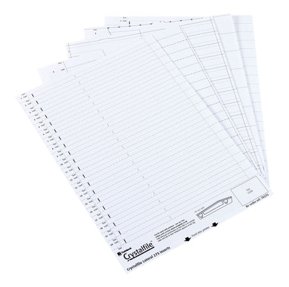 Rexel Printable Inserts for Rexel Crystalfile Classic Suspension Files with Crystal Link tabs, White, Pack of 45, 3000039 1 Original Packaging