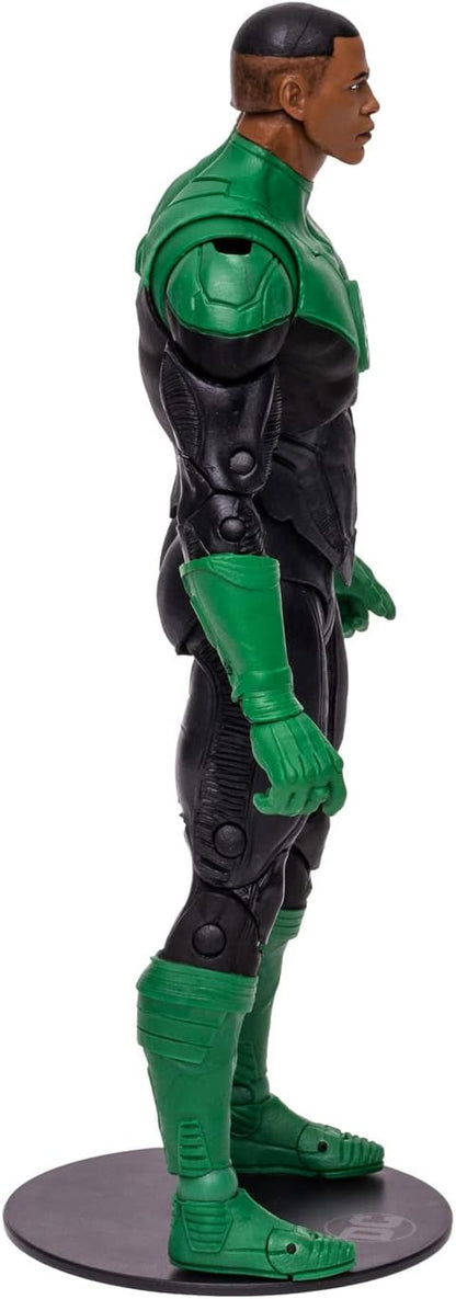McFarlane Toys, 7-Inch DC Endless Winter Green Lantern (John Stewart) Action Figure with 22 Moving Parts, Collectible DC Figure with Unique Collectible Character Card – Ages 12+