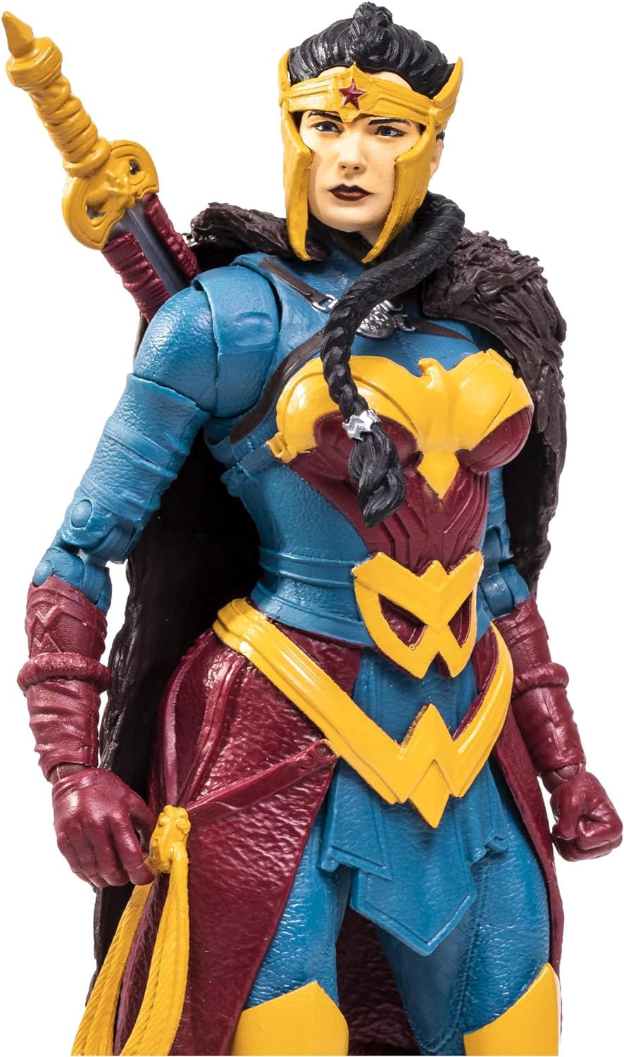 McFarlane Toys DC Multiverse Wonder Woman Endless Winter 7" Action Figure with Build-A Frost King Piece and Accessories