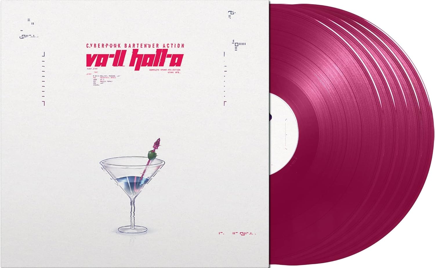 VA-11 HALL-A Complete Sound Collection by Garoad vinyle 5xLP