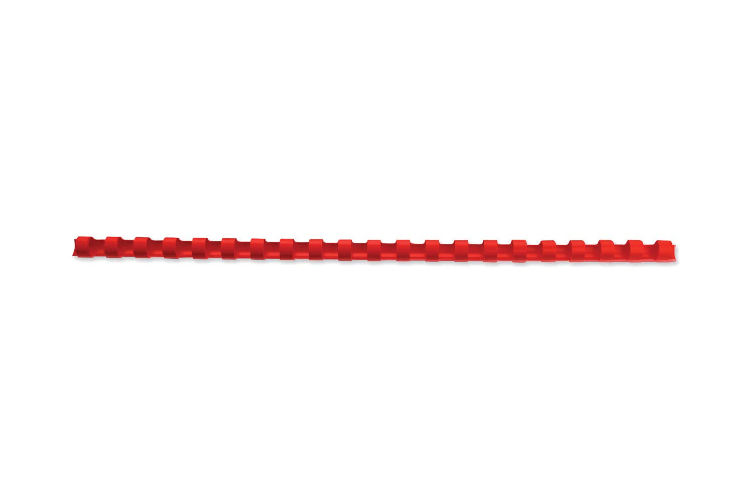 GBC CombBind Binding Combs, 8 mm, 45 Sheet Capacity, A4, 21 Ring, Red, Pack of 100, 4028214