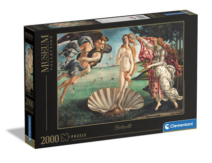 Clementoni 32572 El Nacimiento de Botticelli 2000pzs Does not apply Museum Collection Birth Of Venus 2000 Pieces, Made In Italy, Jigsaw Puzzle For Adults, Single, Multicolor, Medium