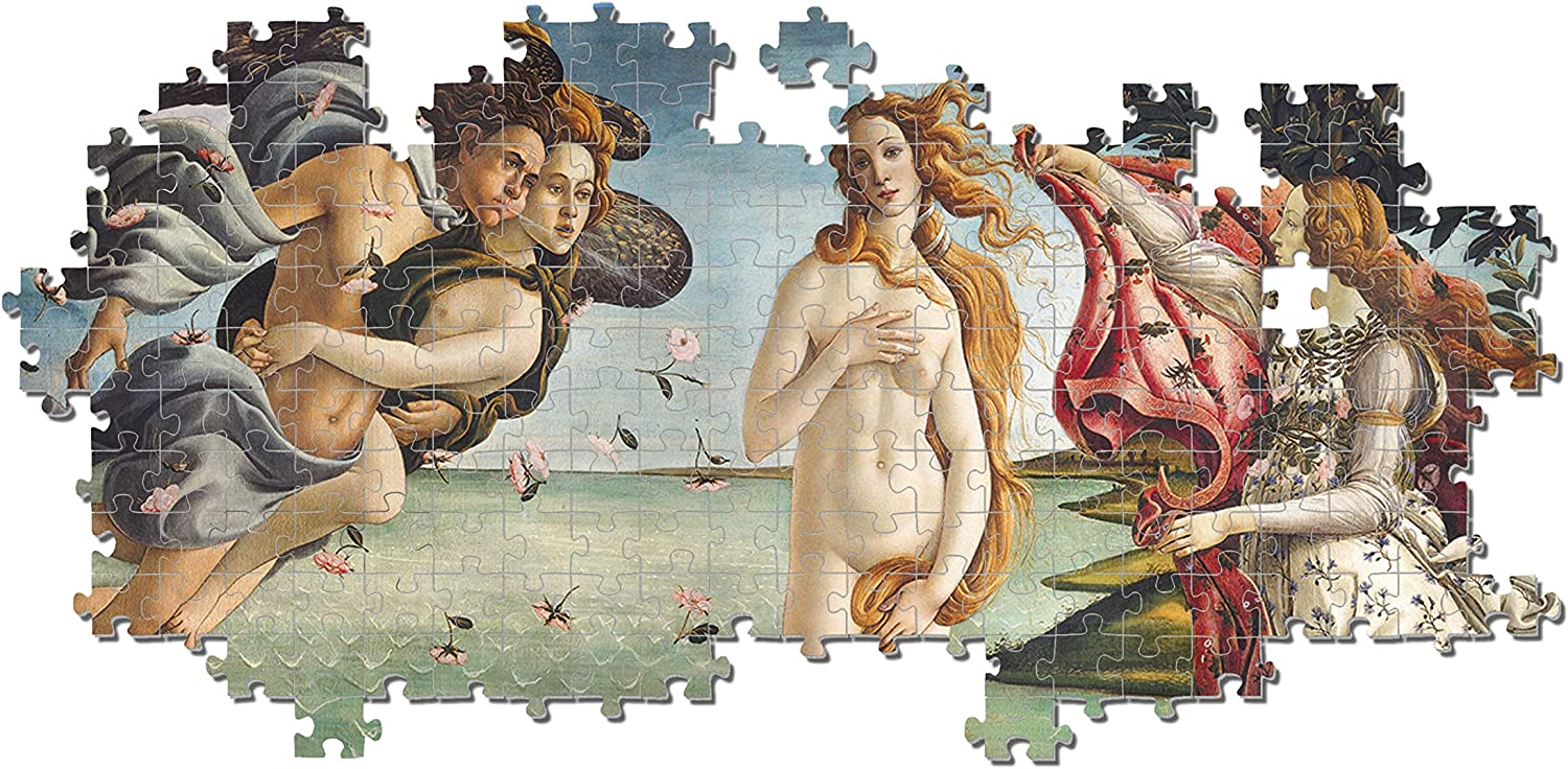 Clementoni 32572 El Nacimiento de Botticelli 2000pzs Does not apply Museum Collection Birth Of Venus 2000 Pieces, Made In Italy, Jigsaw Puzzle For Adults, Single, Multicolor, Medium