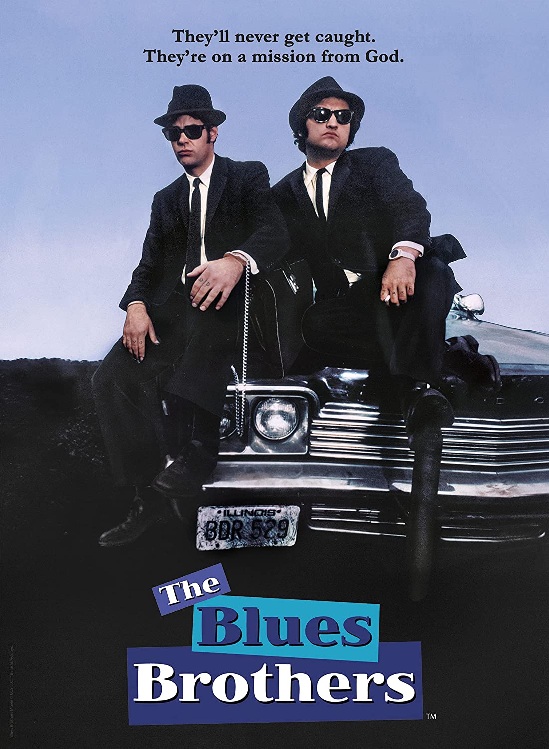 Clementoni 35109 Cult Movies Blues Brothers 500 Pieces, Made in Italy, Jigsaw Puzzle for Adults, Multicolor, Medium
