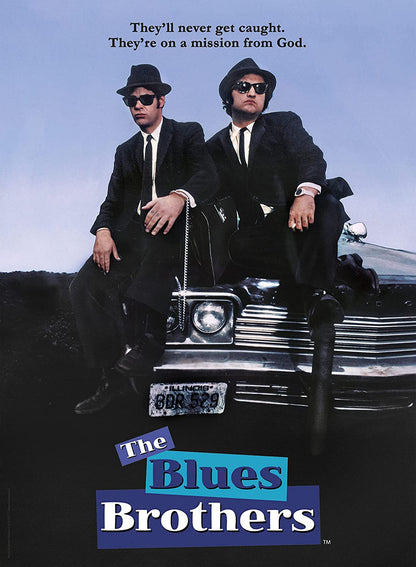 Clementoni 35109 Cult Movies Blues Brothers 500 Pieces, Made in Italy, Jigsaw Puzzle for Adults, Multicolor, Medium