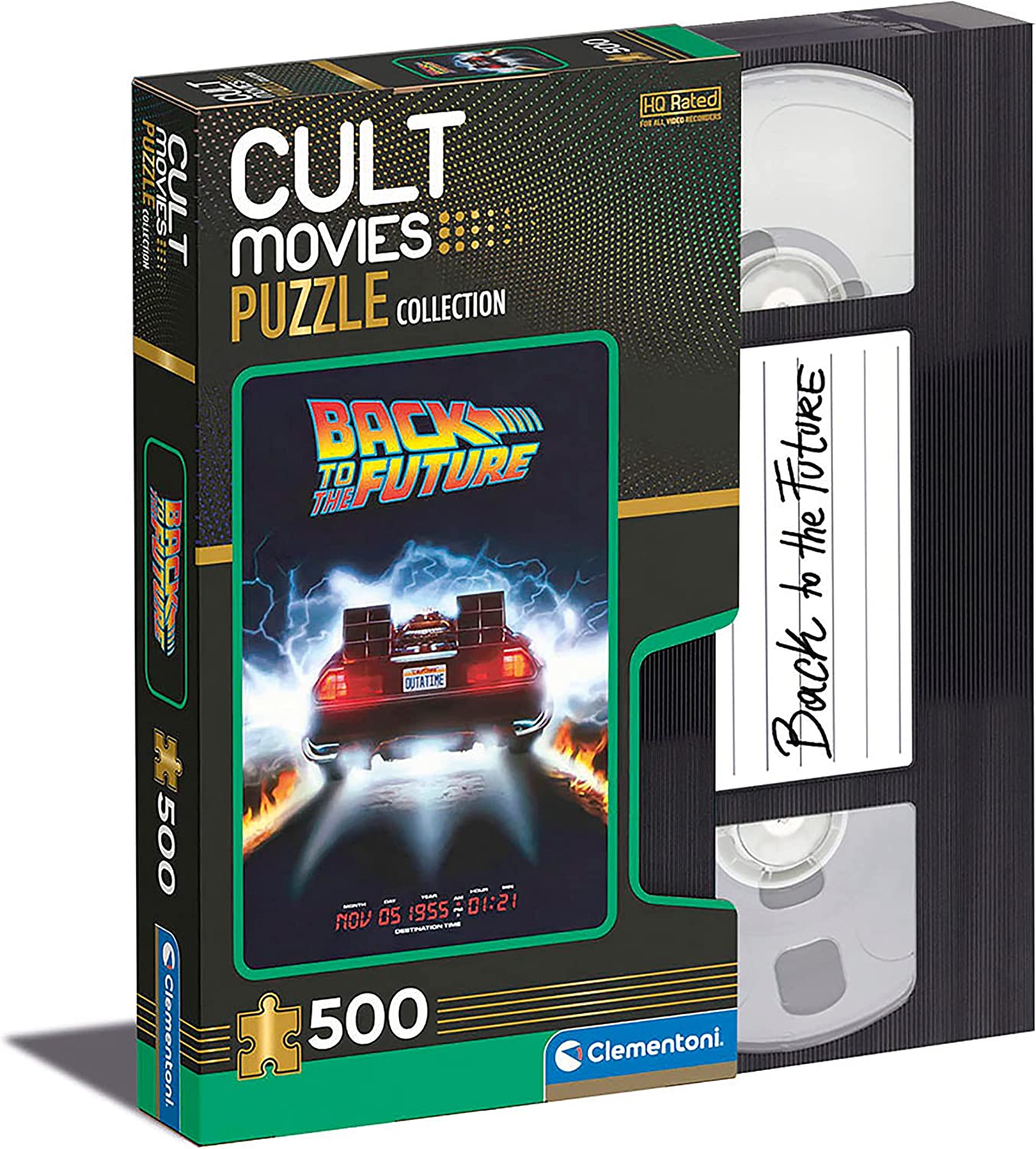 Clementoni PZAS Cult Movies Does Not Apply Italia 500 Piezas Regreso al Futuro, Puzzle Adulto películas(35110), Multicolor, M