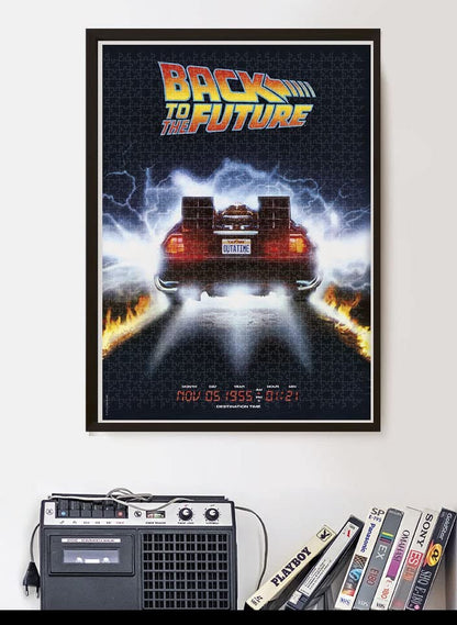 Clementoni PZAS Cult Movies Does Not Apply Italia 500 Piezas Regreso al Futuro, Puzzle Adulto películas(35110), Multicolor, M