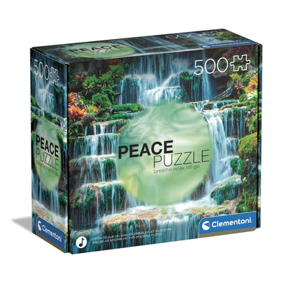 Clementoni 35117 Peace Flow 500 Pieces, Made in Italy, Jigsaw Puzzle for Adults, Multicolor, Medium