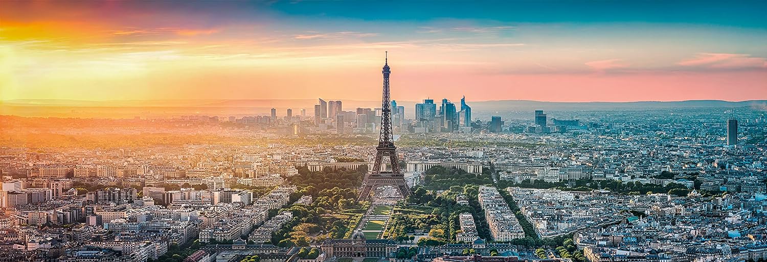 Clementoni 39641 1000pcs Collection Paris Panorama 1000 Pieces, Made in Italy, Jigsaw Puzzle for Adults, Multicolor, Medium