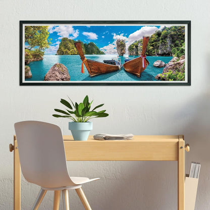 Clementoni 39642 1000pcs Collection Phuket Bay Panorama 1000 Pieces, Made in Italy, Jigsaw Puzzle for Adults, Multicolor, Medium