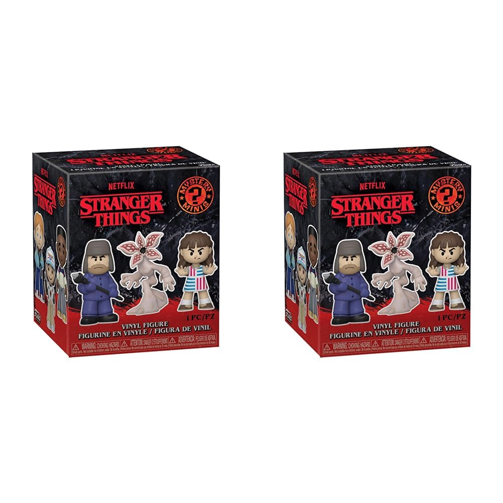 Funko Mystery Mini - Stranger Things - 1 Of 12 to Collect - Styles Vary - Collectable Vinyl Figure - Gift Idea - Official Merchandise - Toys for Kids & Adults - TV Fans - Mini Figure for Collectors