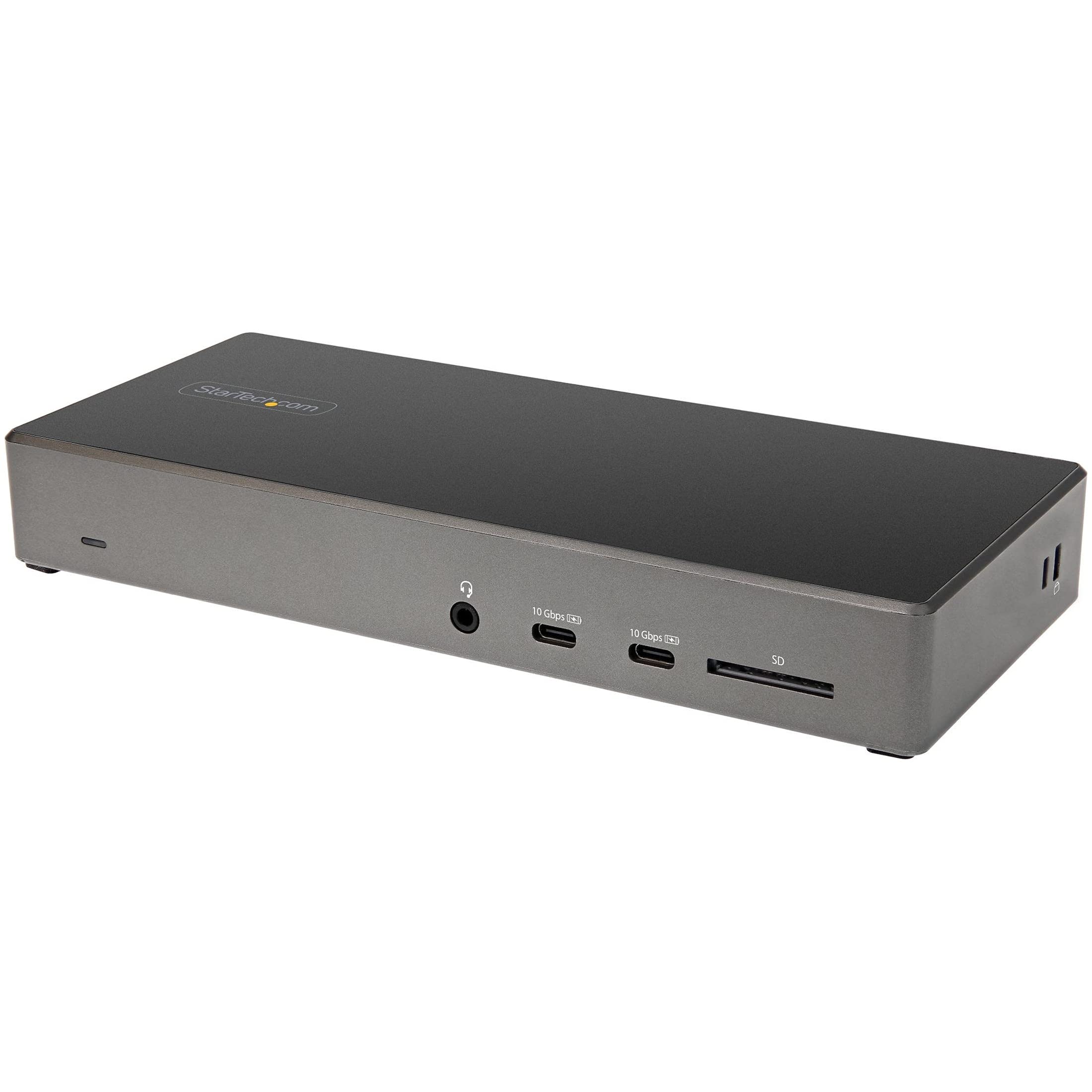 StarTech.com USB C Dock - Triple 4K Monitor USB Type-C Docking Station - 100W Power Delivery - DP 1.4 Alt Mode & DSC, 2x DisplayPort 1.4/HDMI 2.0 - 6xUSB (2x 10Gbps) - Windows/Chrome (DK31C2DHSPDUE