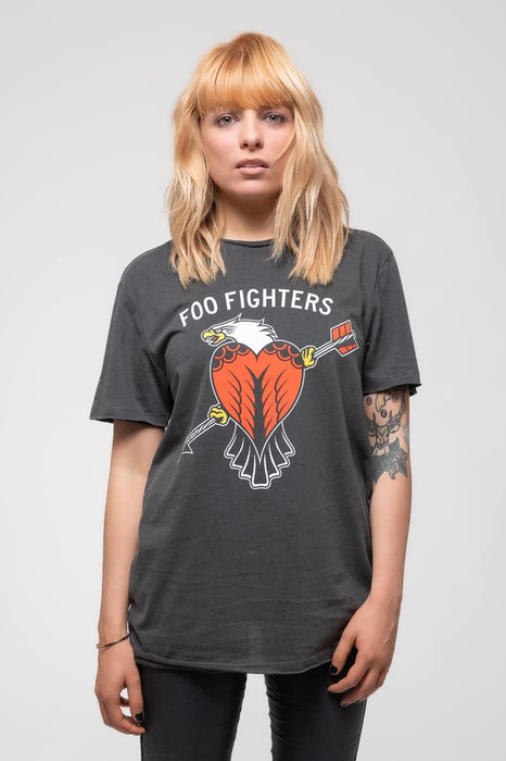 Foo Fighters T Shirt Eagle Tattoo Band Logo Official Amplified Unisex