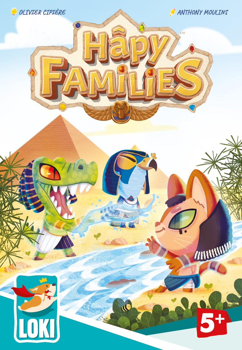 Iello Loki | Hâpy Families | Family Card Game | Ages 5+ | 2-4 Players | 10 Minutes Playing Time