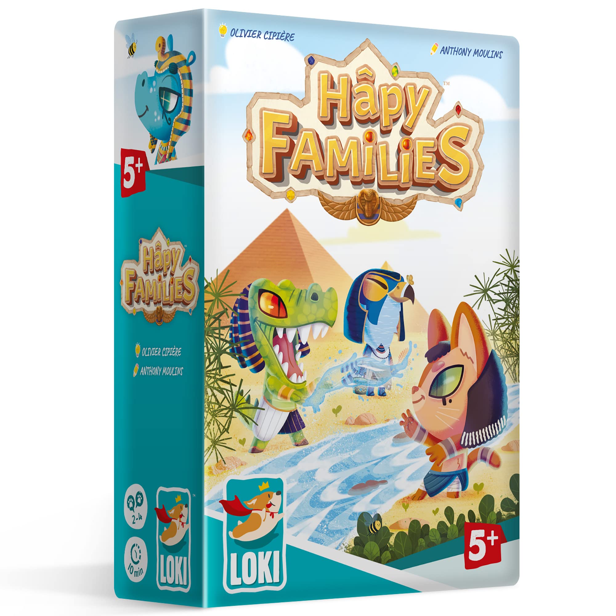 Iello Loki | Hâpy Families | Family Card Game | Ages 5+ | 2-4 Players | 10 Minutes Playing Time