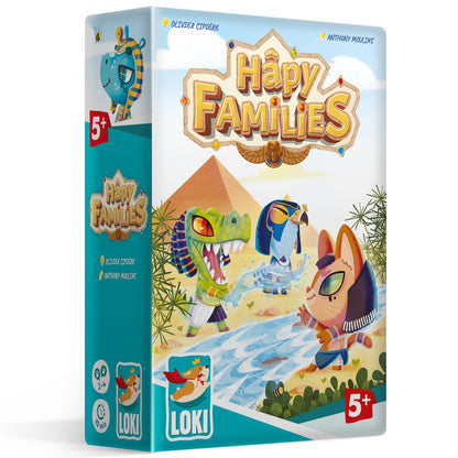 Iello Loki | Hâpy Families | Family Card Game | Ages 5+ | 2-4 Players | 10 Minutes Playing Time