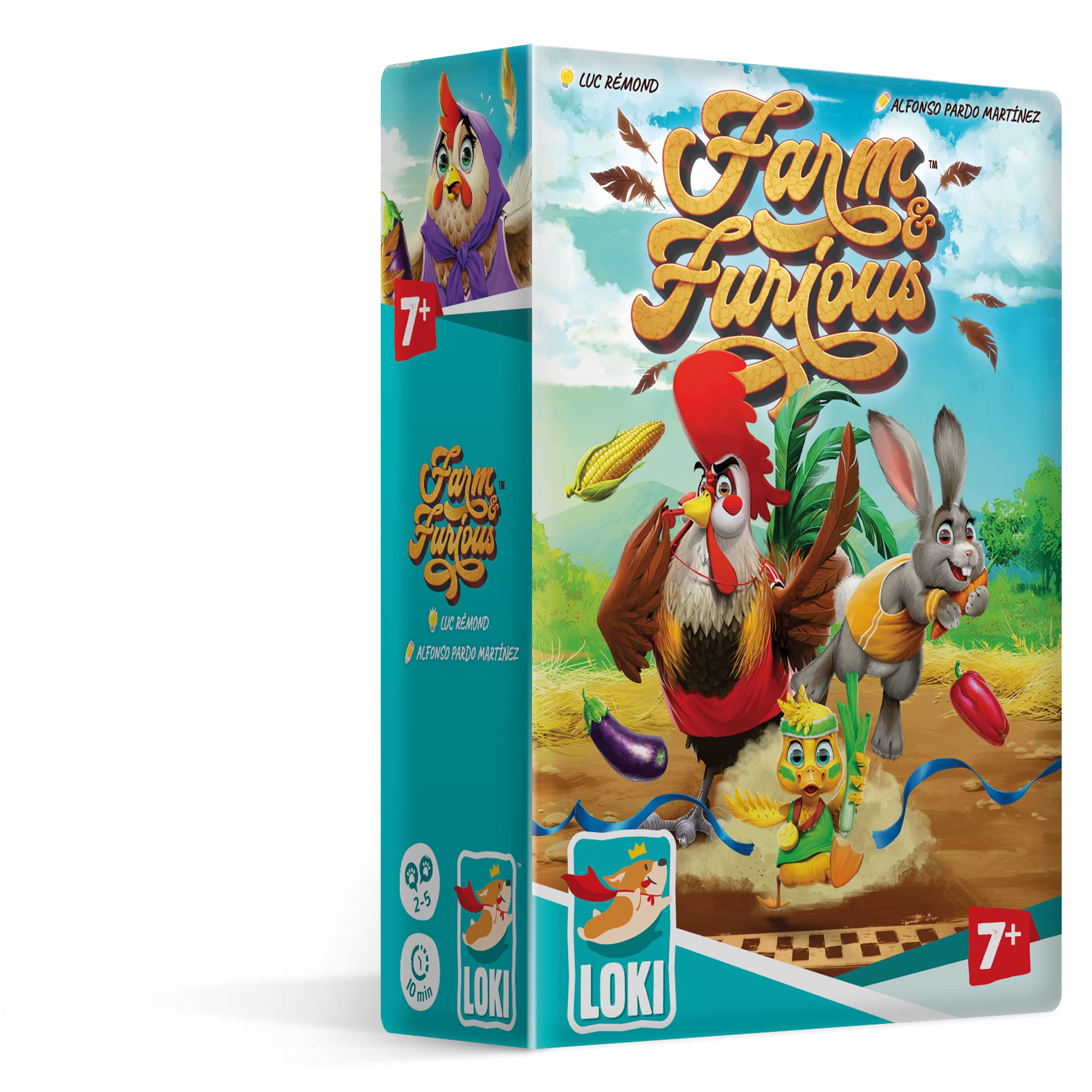 Loki | Farm and Furious | Family Board Game | Ages 7+ | 2-5 Players | 10 Minutes Playing Time