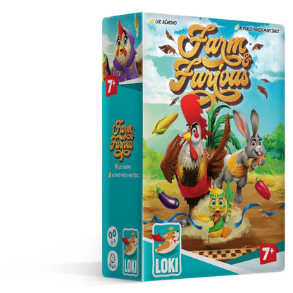 Loki | Farm and Furious | Family Board Game | Ages 7+ | 2-5 Players | 10 Minutes Playing Time