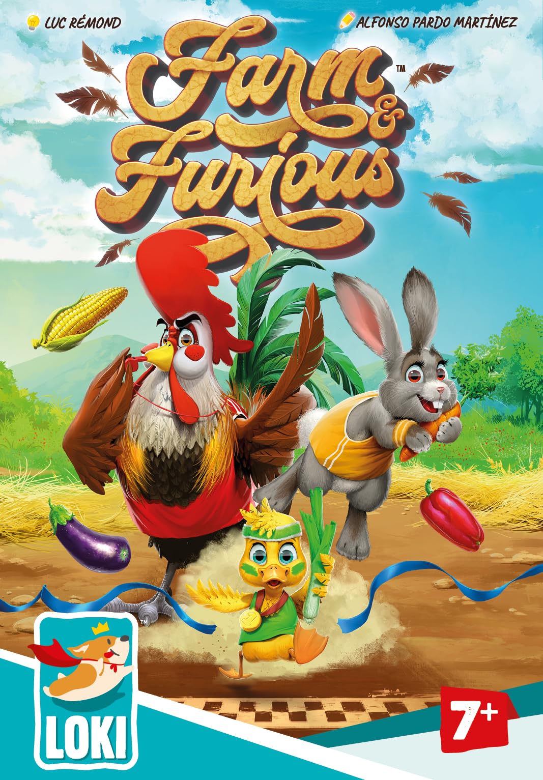 Loki | Farm and Furious | Family Board Game | Ages 7+ | 2-5 Players | 10 Minutes Playing Time