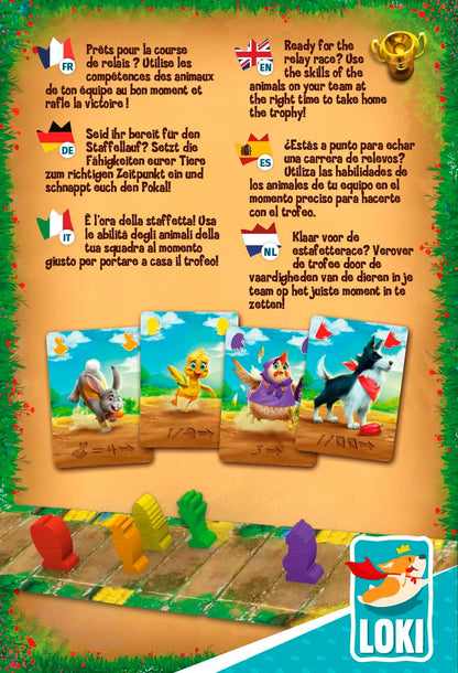 Loki | Farm and Furious | Family Board Game | Ages 7+ | 2-5 Players | 10 Minutes Playing Time