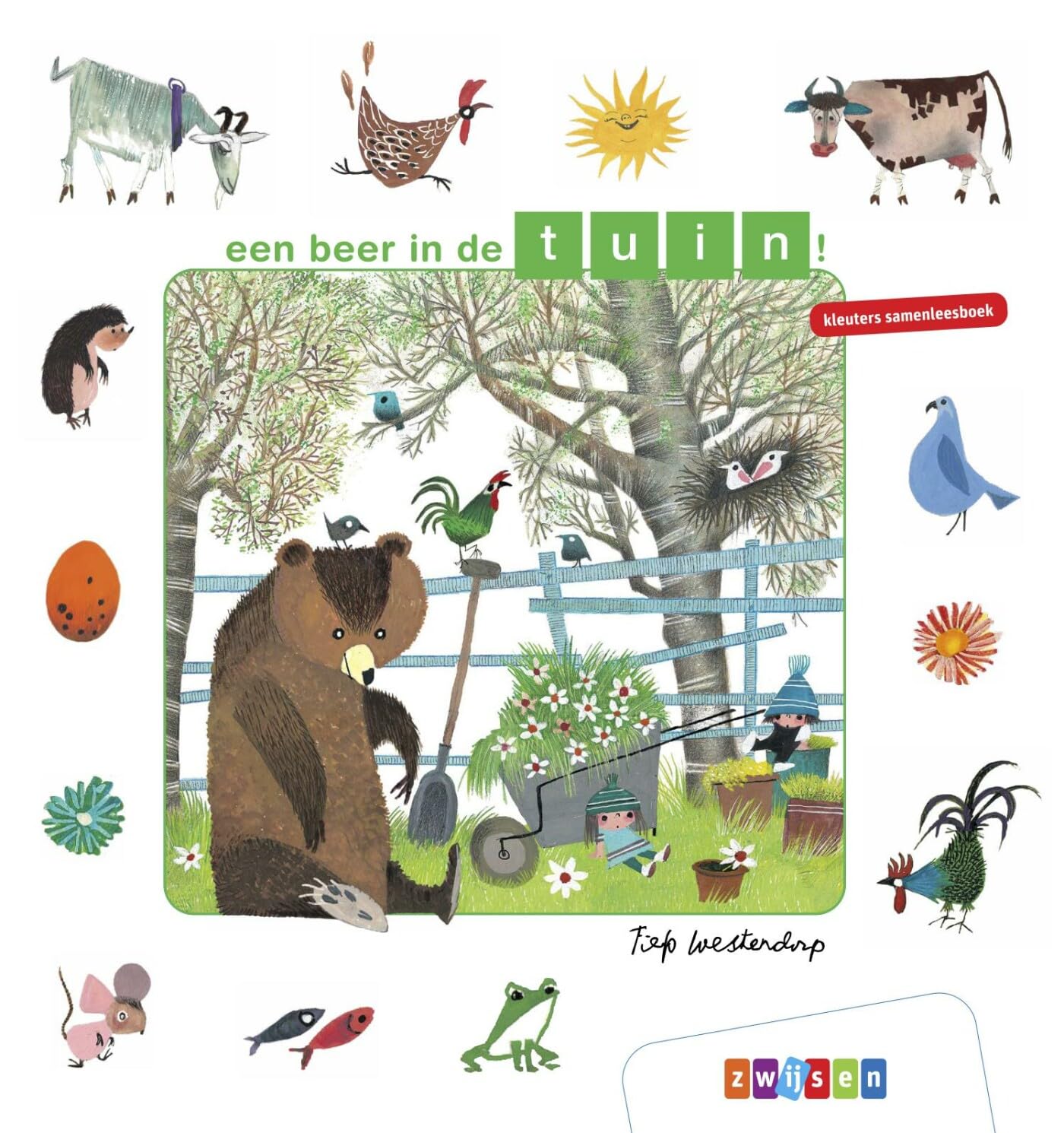Een beer in de tuin! (Kleuters samenleesboeken