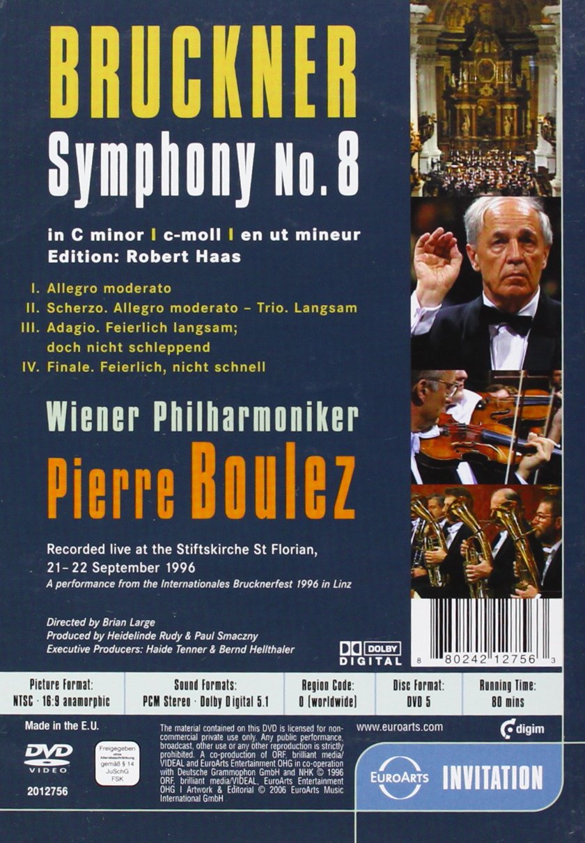 Bruckner, Anton - Symphonie Nr. 8 in c-Moll (NTSC