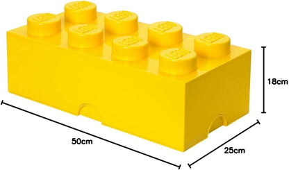 Lego Brick Lunch Box Giallo, 50x25x180 cm