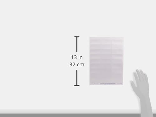 Avery L6011-20 ( 63.5 x 29.6mm) Extra-Strong Adhesive Silver Heavy Duty Labels, 27 Labels Per A4 Sheet