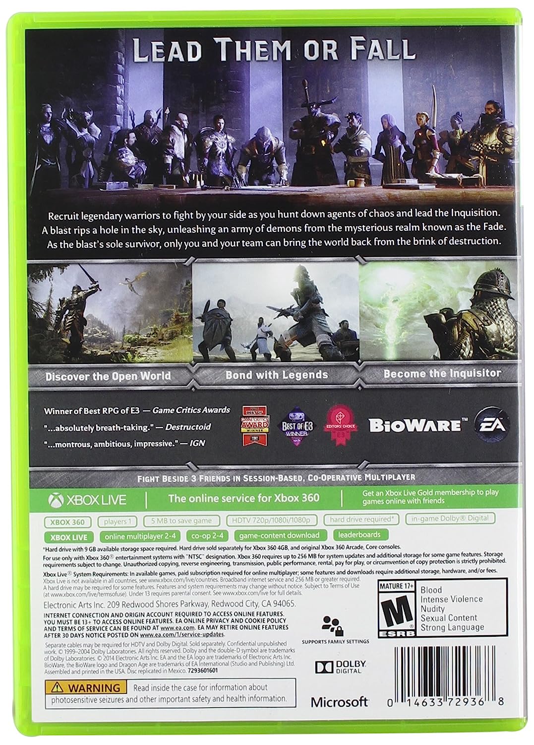 Electronic Arts Dragon Age: Inquisition (Import